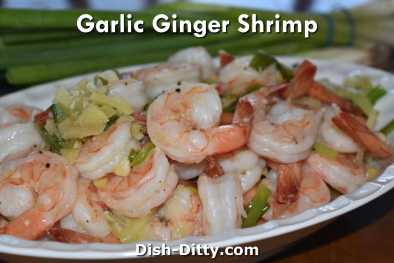 Sue's Garlic Ginger Shrimp Recipe by Dish Ditty Recipes