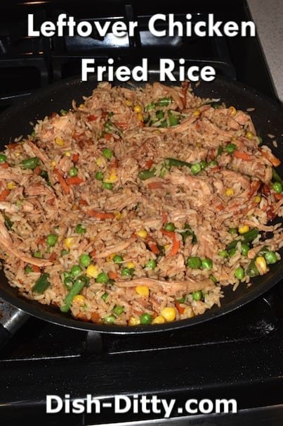 Leftover Chicken Fried Rice Recipe by Dish Ditty Recipes