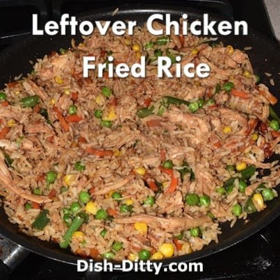 Leftover Chicken Fried Rice