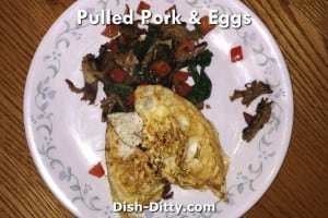 Pulled Pork & Eggs Recipe by Dish Ditty Recipes