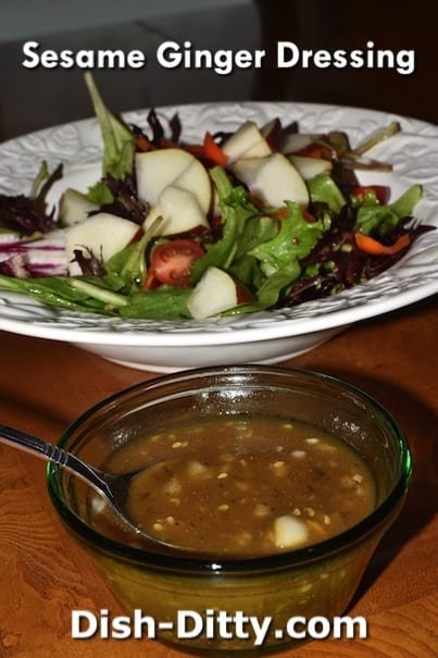 Sesame Ginger Dressing Recipe by Dish Ditty Recipes