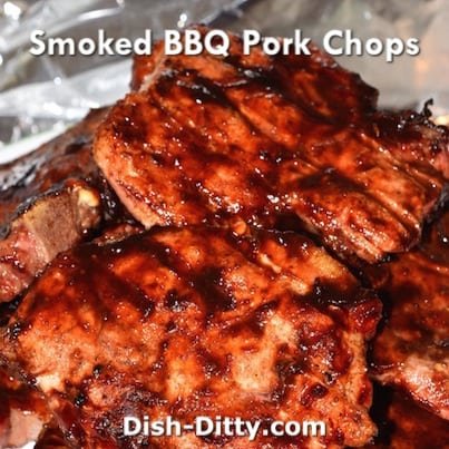 Smoked BBQ Pork Chops Recipe - Dish Ditty