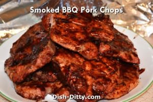 Smoked BBQ Pork Chops Recipe by Dish Ditty Recipes