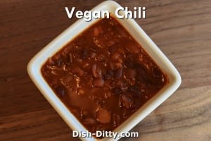 Vegan Chili Recipe by Dish Ditty Recipes