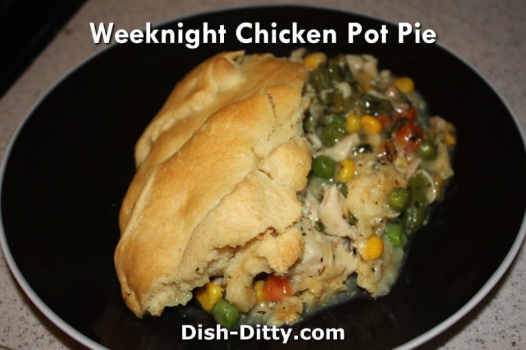 Weeknight Chicken Pot Pie Recipe by Dish Ditty Recipes