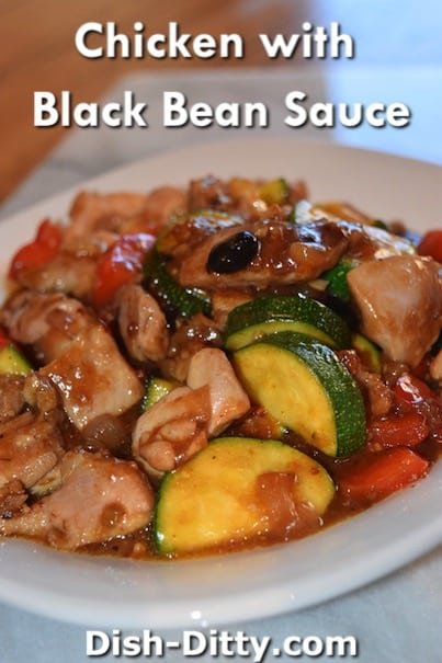 Chicken with Black Bean Sauce Recipe by Dish Ditty Recipes
