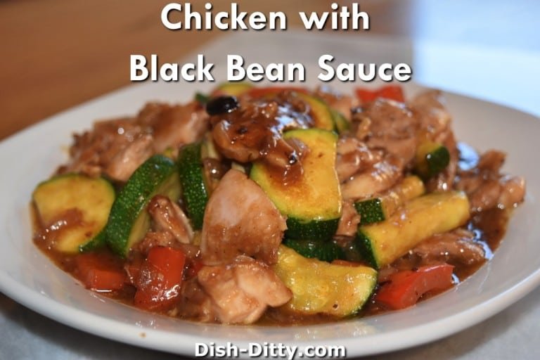 Chicken with Black Bean Sauce Recipe by Dish Ditty Recipes