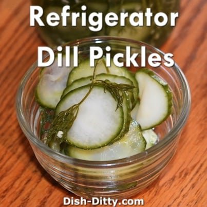 Refrigerator Dill Pickles