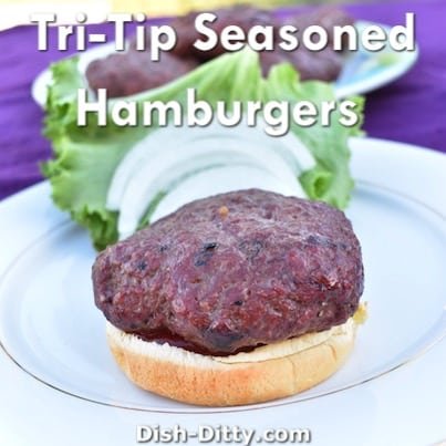 Tri-Tip Seasoned Hamburgers