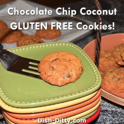 Chocolate Chip Coconut Gluten Free Cookies