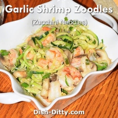 Garlic Shrimp Zoodles
