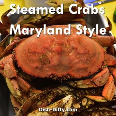 Maryland Style Steamed Crab