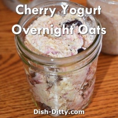 Tart Cherry & Yogurt Overnight Oats