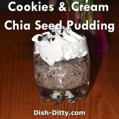 Cookies & Cream Chia Seed Pudding