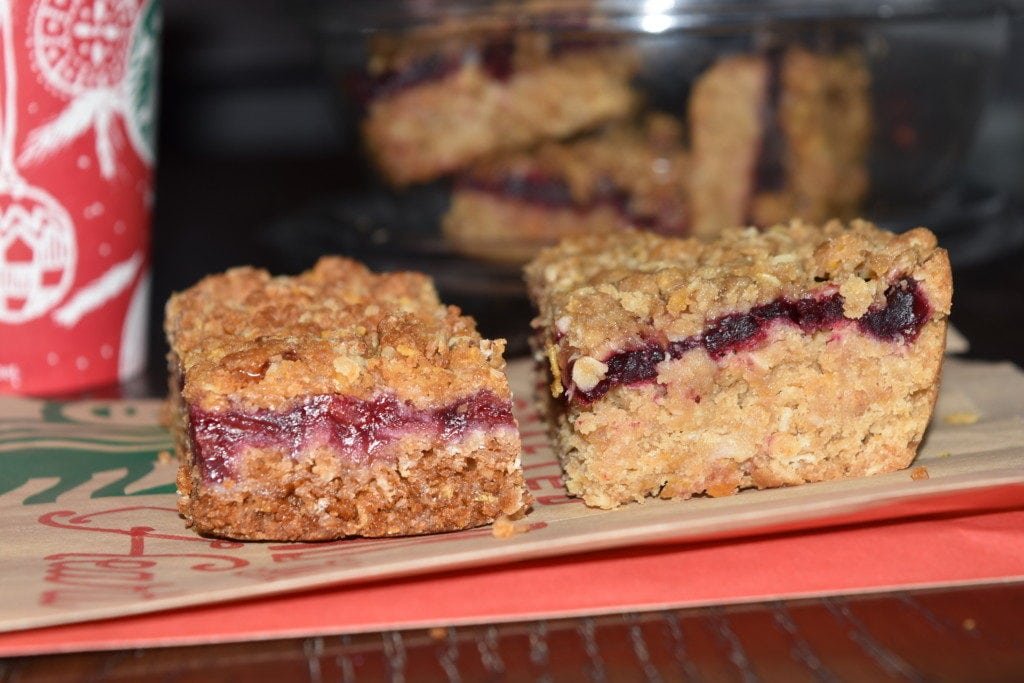 Dark Cherry Oat Bars Recipe by Dish Ditty Recipes
