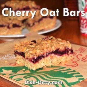 Dark Cherry Oat Bars