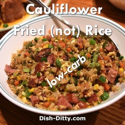 Cauliflower Fried (NOT) Rice