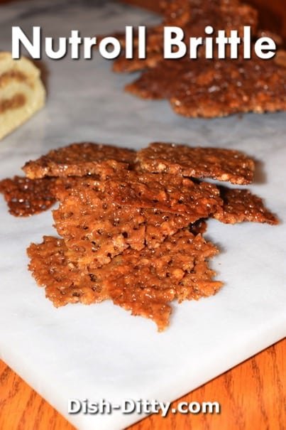 Nutroll Brittle Recipe by Dish Ditty Recipes