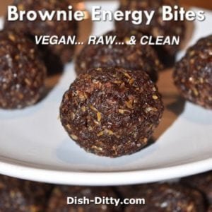 Brownie Energy Bites (Vegan)