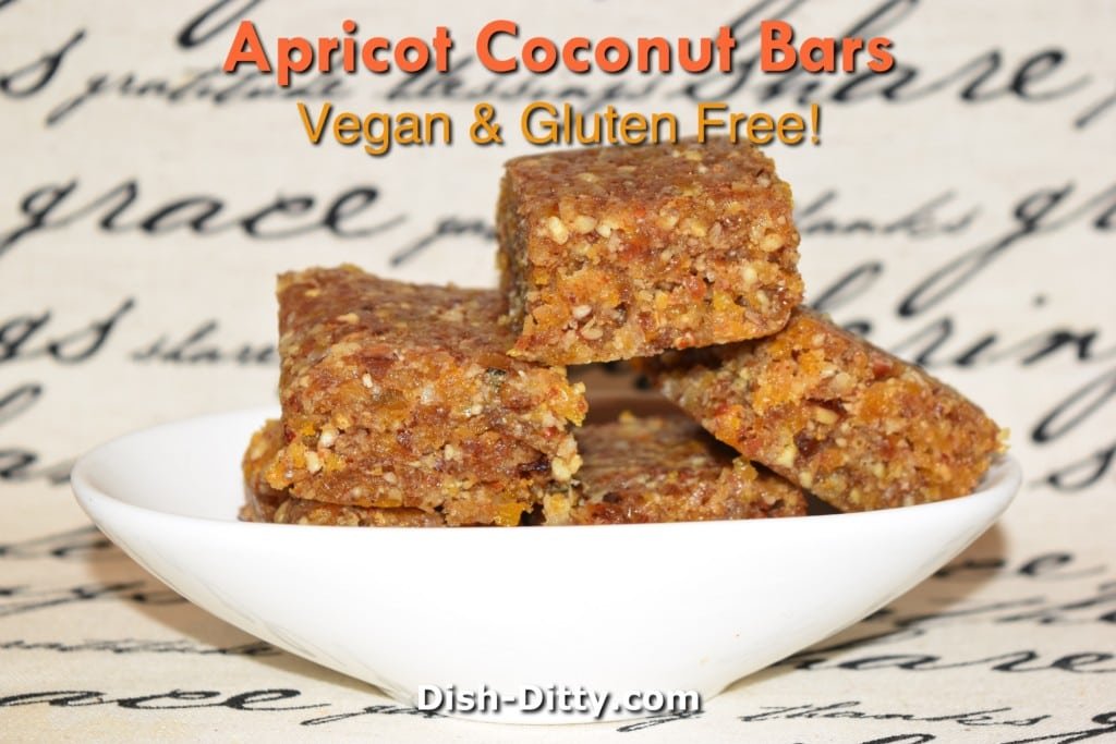 Apricot Coconut Bars (Gluten Free & Vegan) Recipe