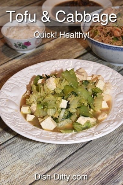 Quick Tofu & Cabbage Stir Fry Recipe by Dish Ditty Recipes