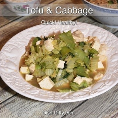 Quick Tofu & Cabbage Stir Fry