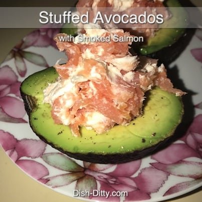 Smoked Salmon Stuffed Avocados