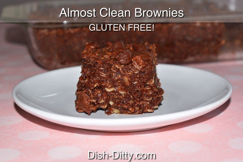 Almost Clean Gluten Free Brownies by Dish Ditty Recipes
