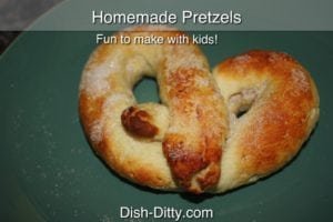 Homemade Pretzel Recipe by Dish Ditty Recipes