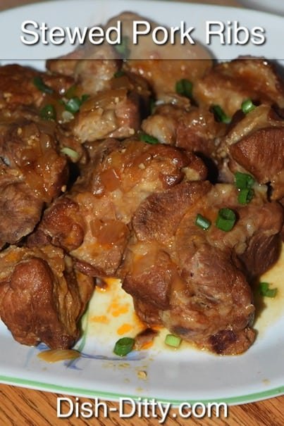 Chinese Stewed Pork Ribs Instant Pot Recipe by Dish Ditty Recipes
