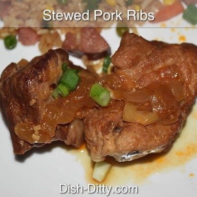 Chinese Stewed Pork Ribs Instant Pot