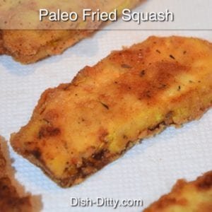 Paleo Fried Squash