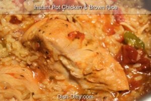 Instant Pot Chicken & Brown Rice Recipe by Dish Ditty Recipes