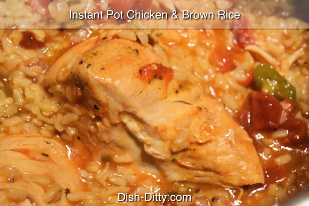 Instant Pot Chicken & Brown Rice Recipe
