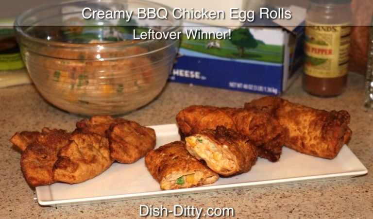 Creamy BBQ Egg Rolls Recipe by Dish Ditty Recipes