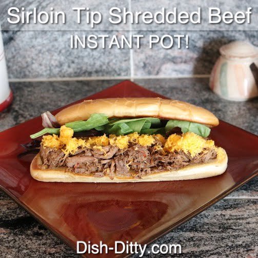 Instant Pot Sirloin Tip Shredded Beef