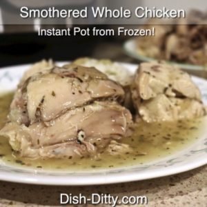 Instant Pot Smothered Whole Chicken