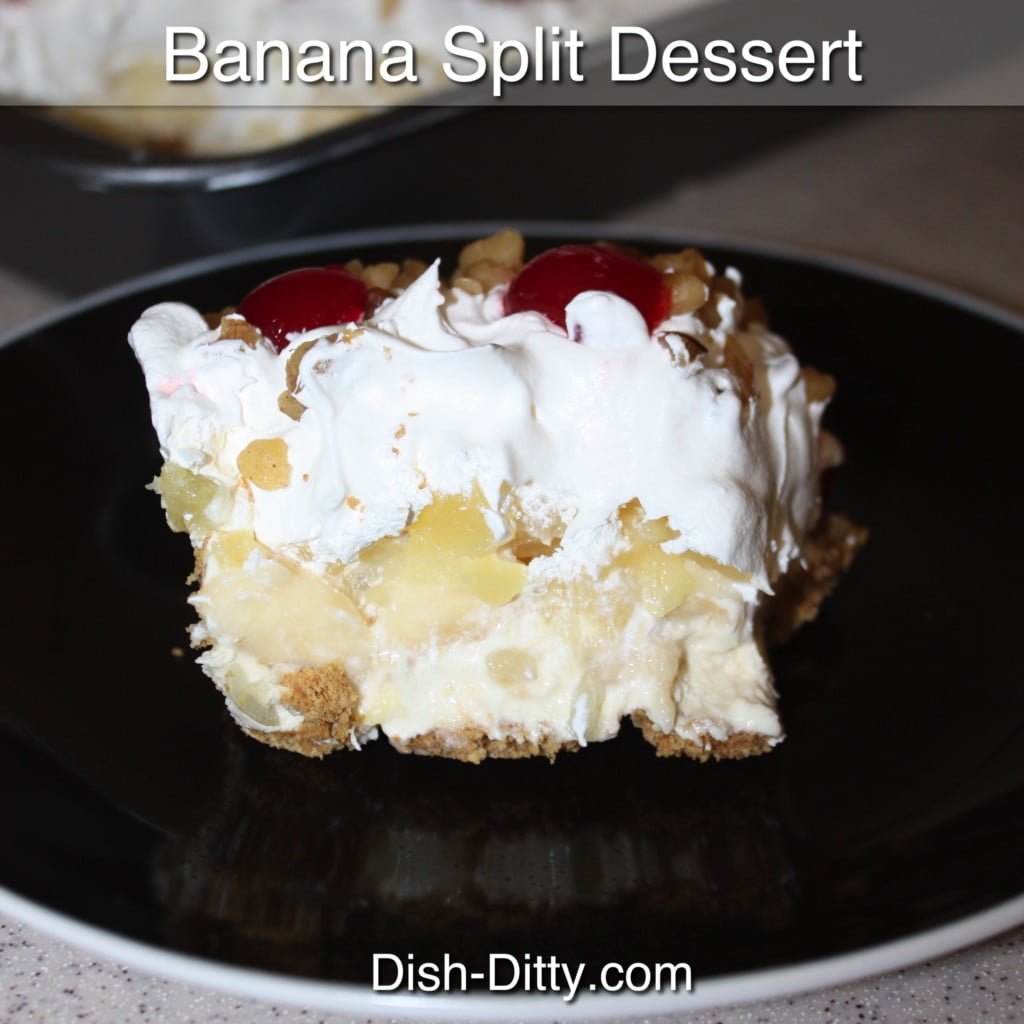 Banana Split Desert Recipe by Dish Ditty Recipes