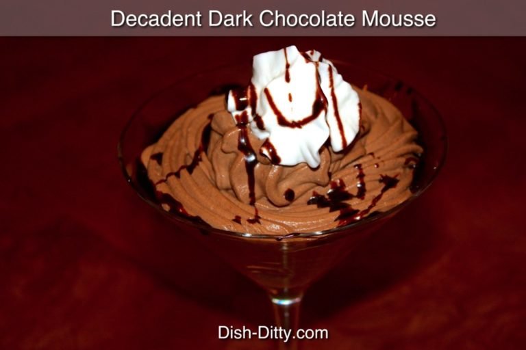 Decadent Dark Chocolate Mousse Recipe