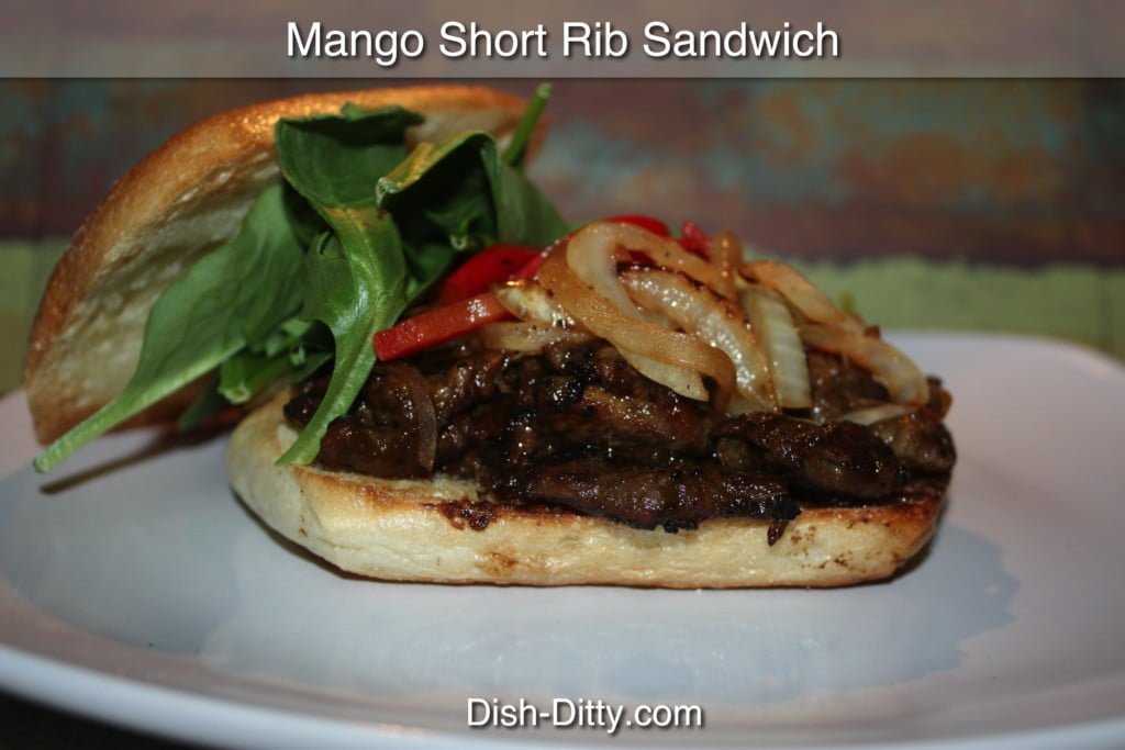 Mango Short Ribs Sandwich Recipe