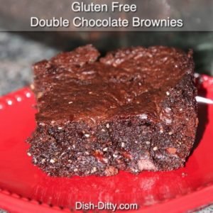 Gluten Free Double Chocolate Brownies