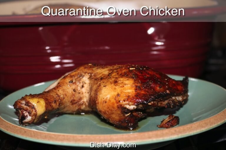 Quarantine Oven Chicken Recipe