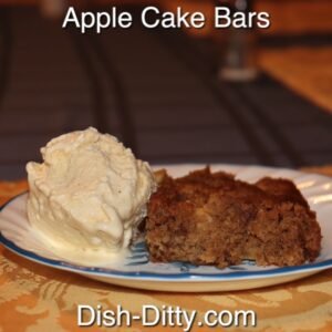 Apple Cake Bars