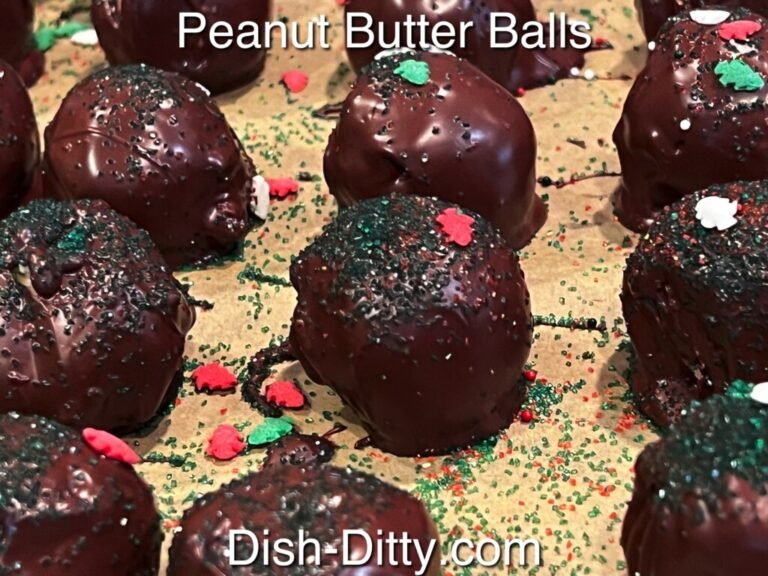 Peanut Butter Balls Recipe by Dish Ditty