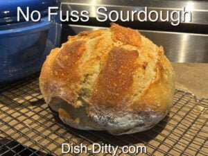 No Fuss Sourdough Bread by Dish Ditty Recipes